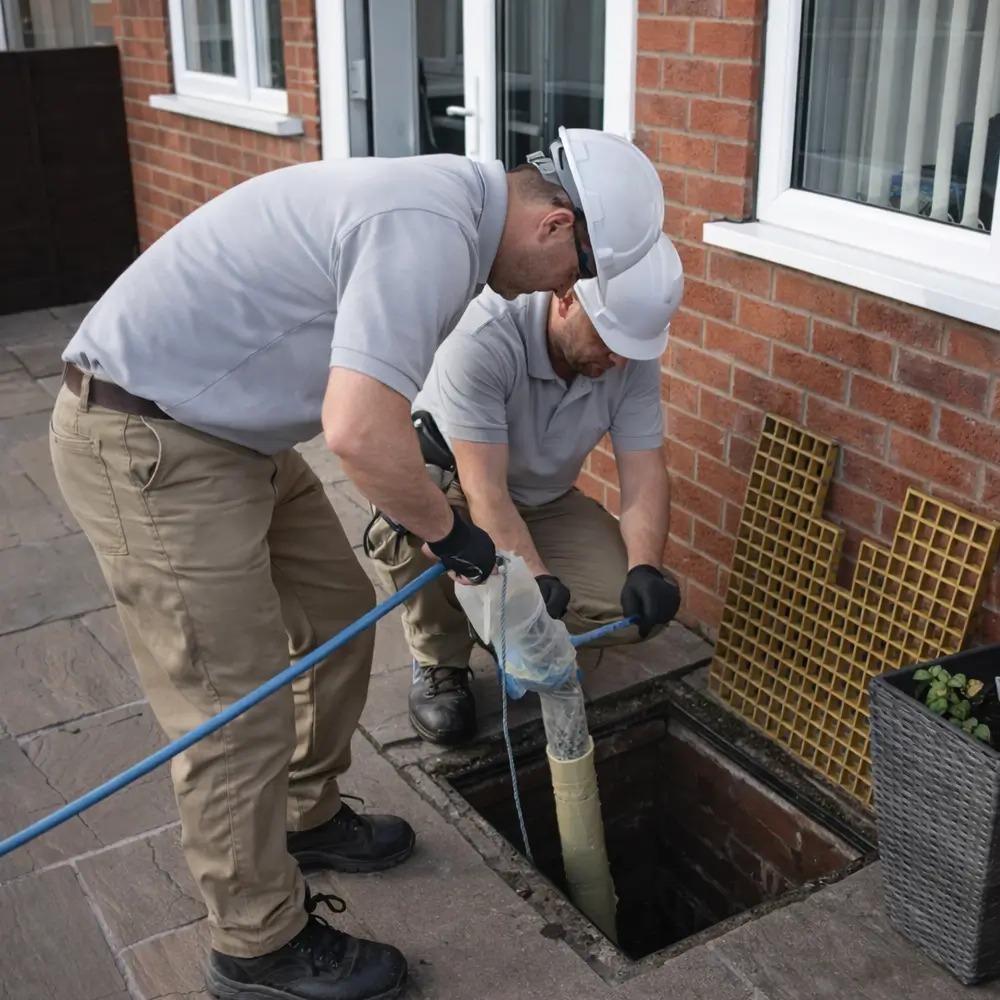 Blocked drain repair service in Godalming